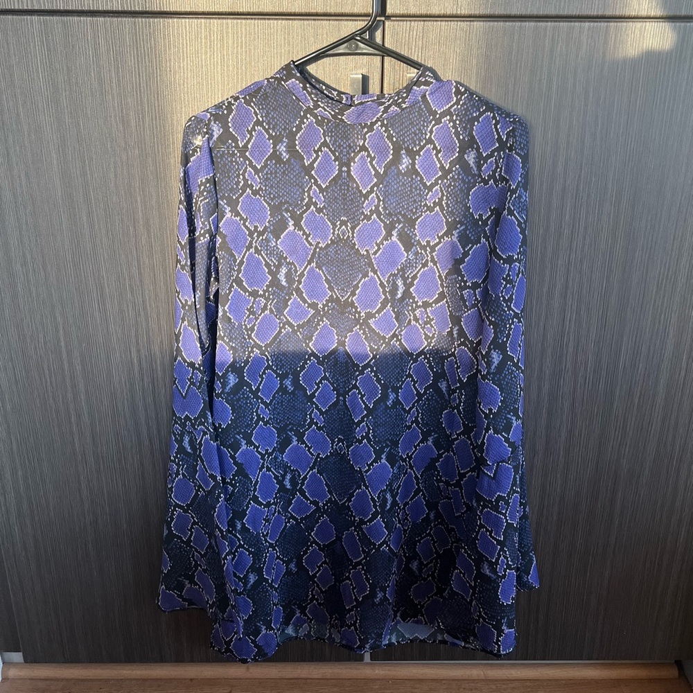 Daily Paper Purple Snakeskin Top/Dress